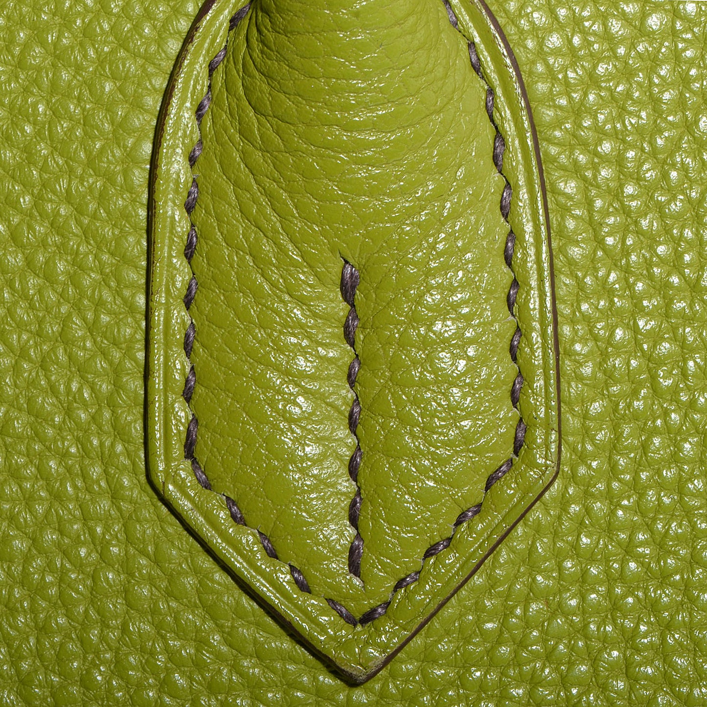 Togo Birkin 35 Vert Anis