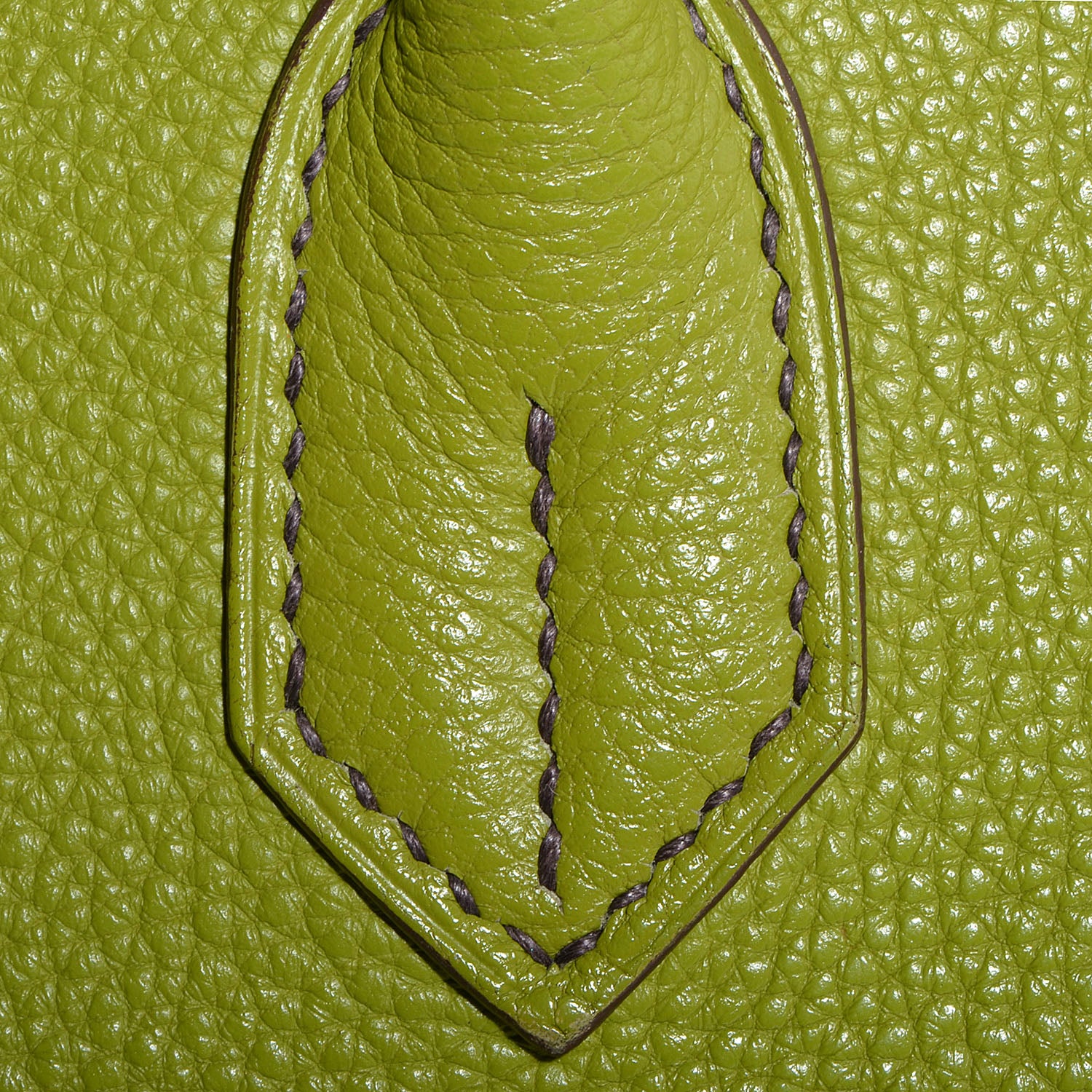 Hermes Togo Birkin 35 Vert Anis 21 of 23