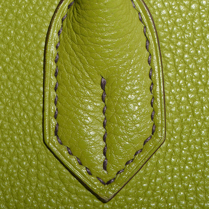 Hermes Togo Birkin 35 Vert Anis 21 of 23
