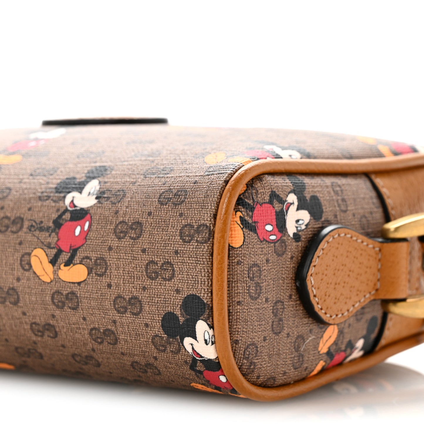 X DISNEY Mini Vintage GG Supreme Monogram Mickey Mouse Shoulder Bag  Beige Vintage Sun Oil
