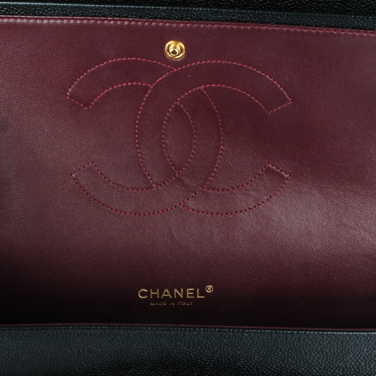 Chanel Caviar Quilted Maxi Double Flap Black 8 of 9