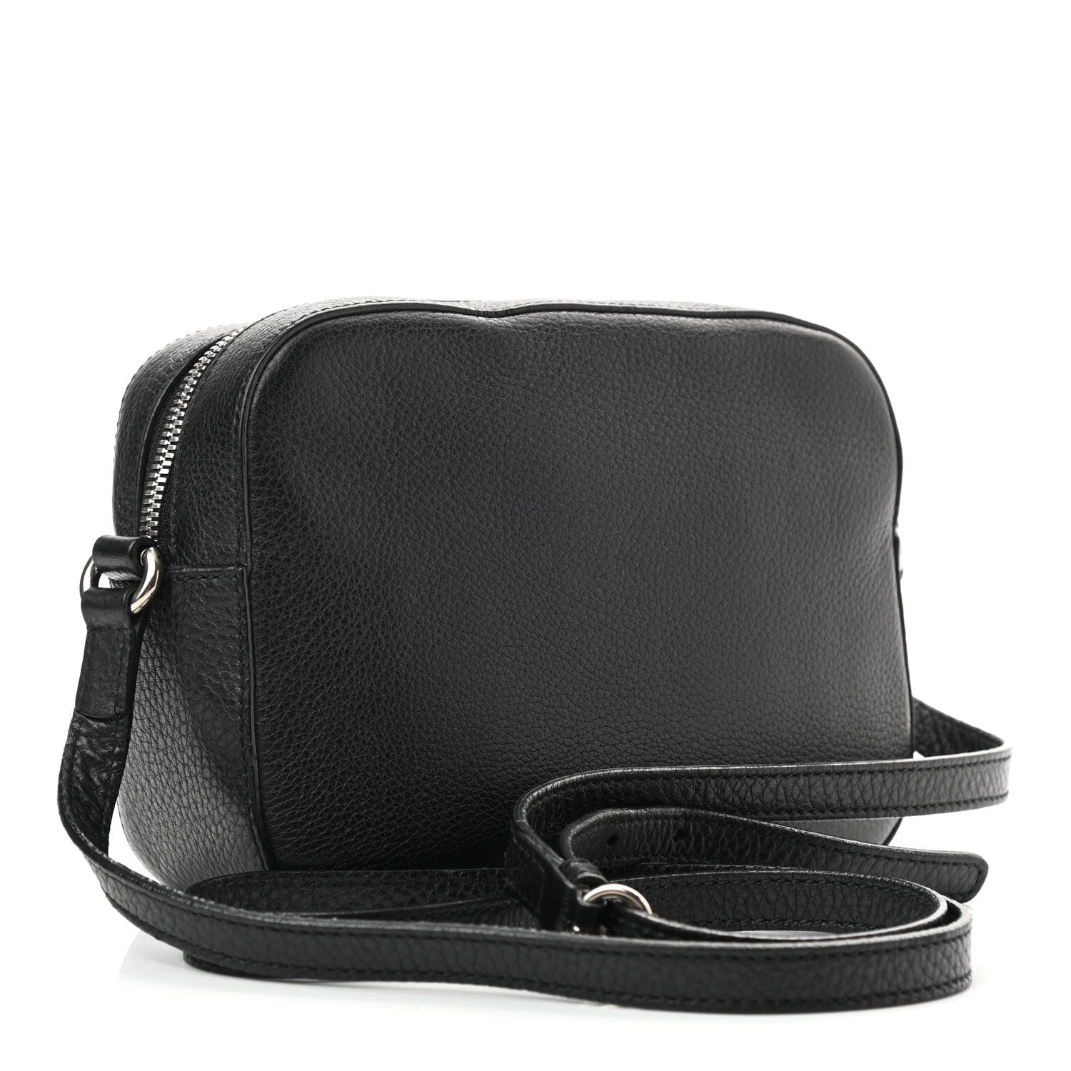 Gucci Pebbled Calfskin Studded Small Soho Disco Bag Black 2 of 9