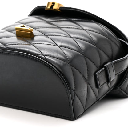 Saint Laurent Lambskin Matelasse Monogram June Box Bag Black 9 of 9