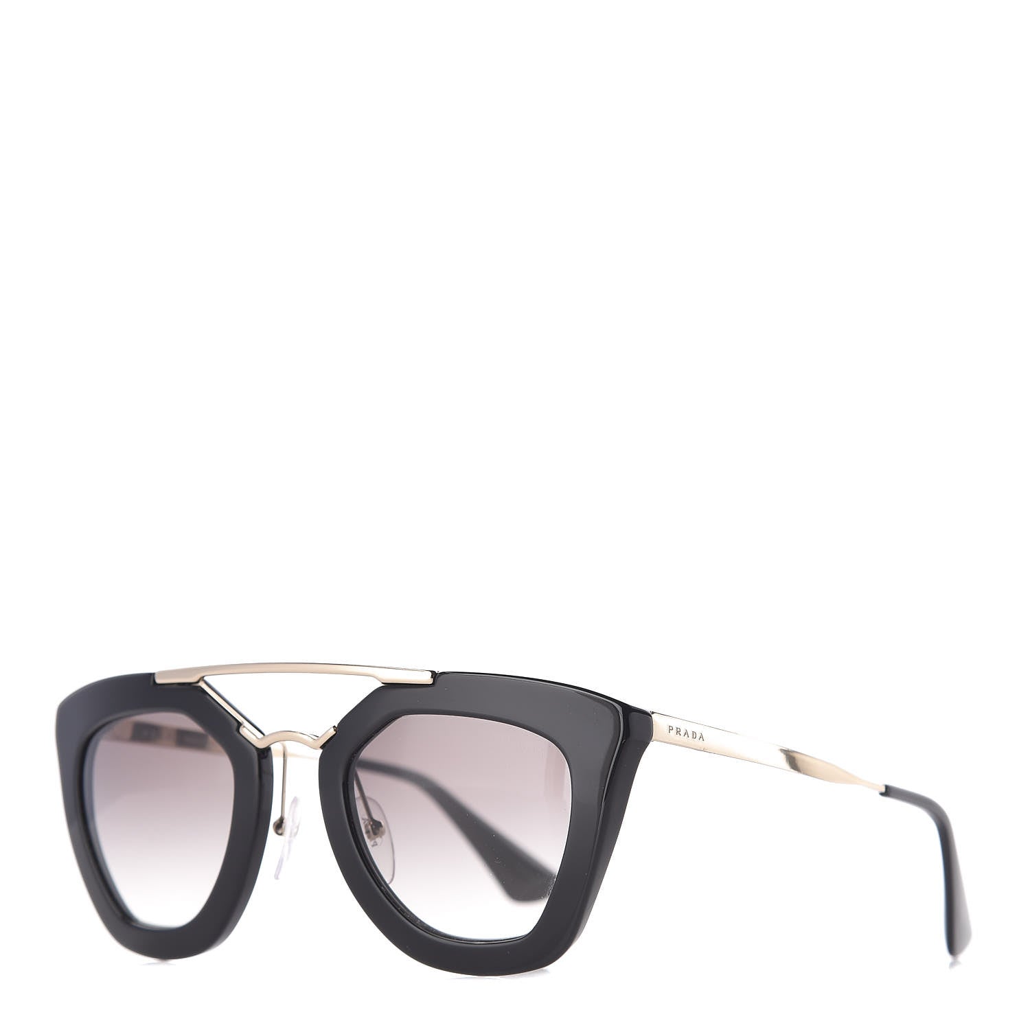 Prada Acetate Cinema Sunglasses SPR 09Q Black 1 of 7