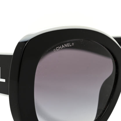 Chanel Acetate Sunglasses 71414A Black 7 of 8