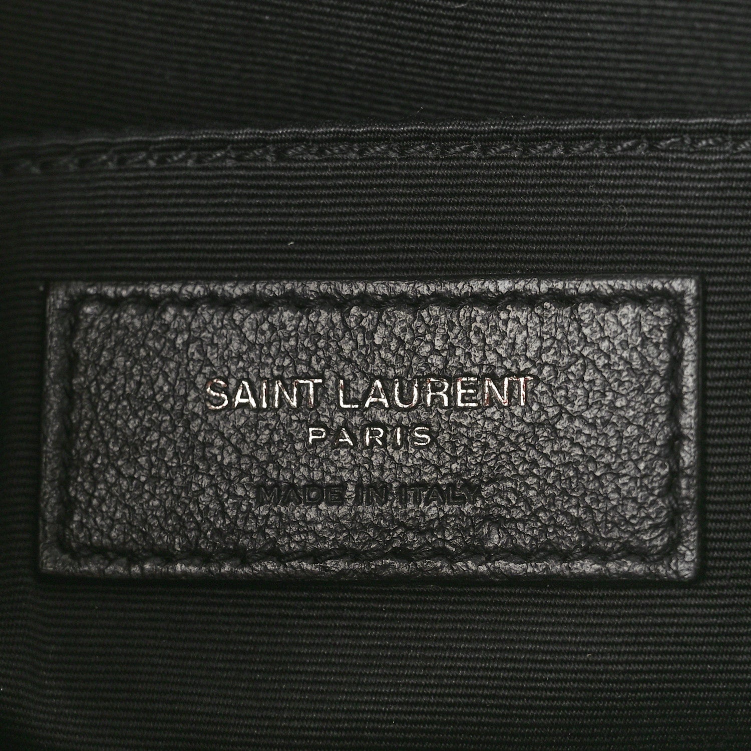 Saint Laurent Calfskin Matelasse Monogram Lou Camera Bag Black 6 of 10