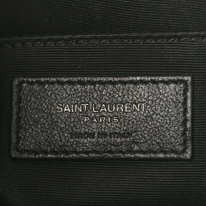 Saint Laurent Calfskin Matelasse Monogram Lou Camera Bag Black 6 of 10