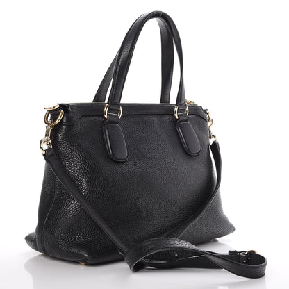 Gucci Cellarius Calfskin Small Soho Top Handle Satchel Black 4 of 8