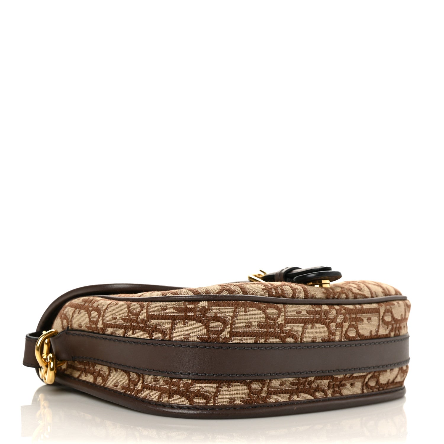 Christian Dior Oblique Medium Bobby Flap Brown 3 of 7