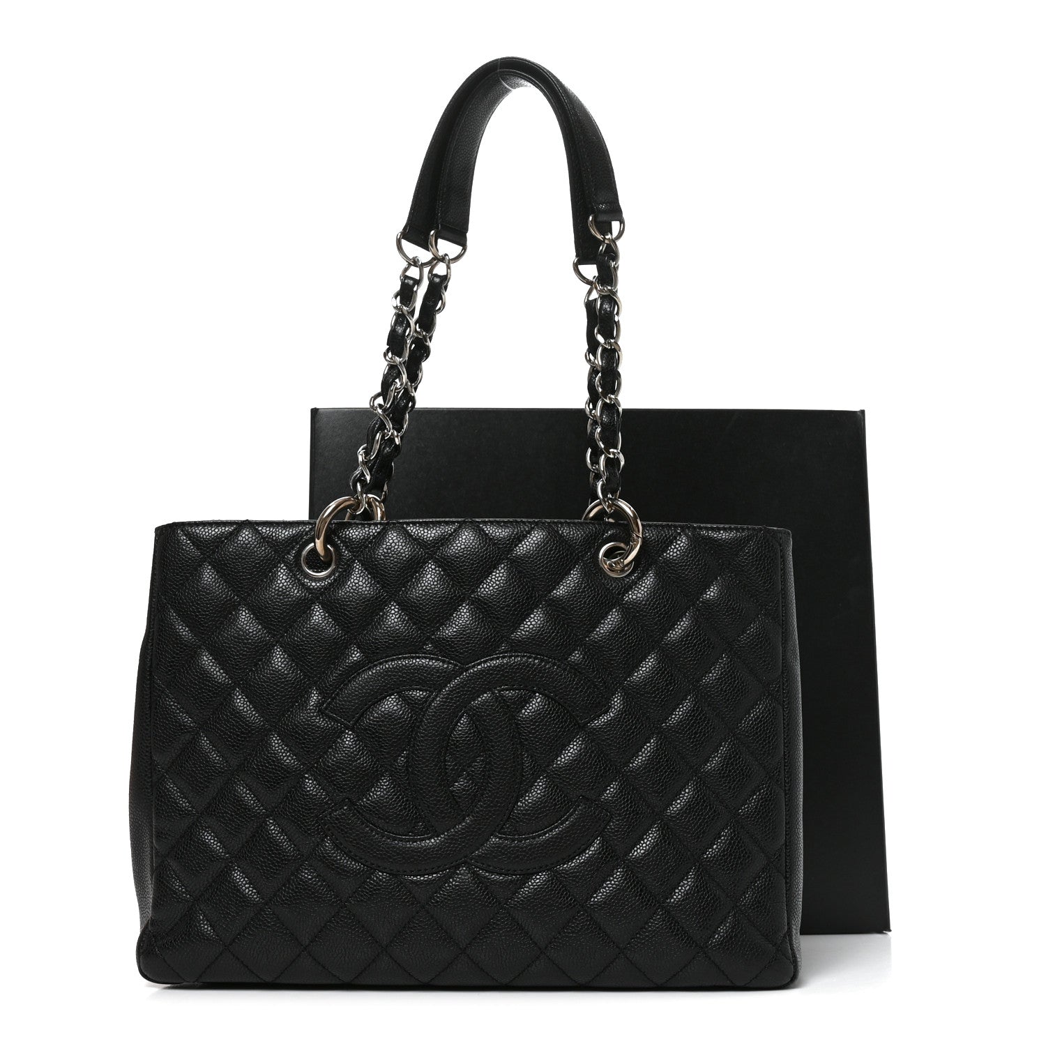 Chanel Caviar Quilted Grand Shopping Tote GST Black 11 of 11