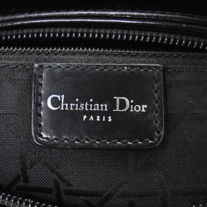 Christian Dior Leather Chrome Beaded Large Tote 7 of 8