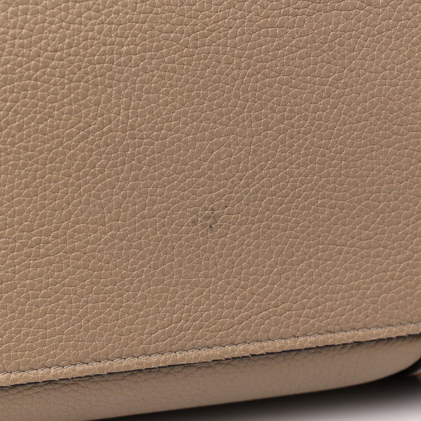 Drummed Calfskin Mini Luggage Dune