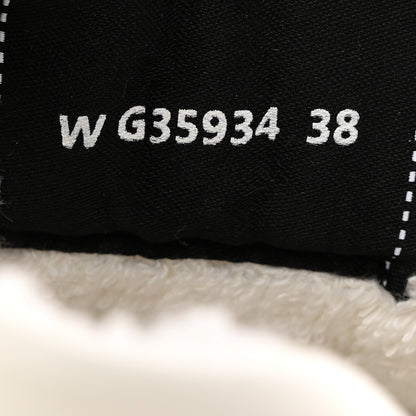 Chanel Calfskin Womens Logo Sneakers 38 White Pink 10 of 11