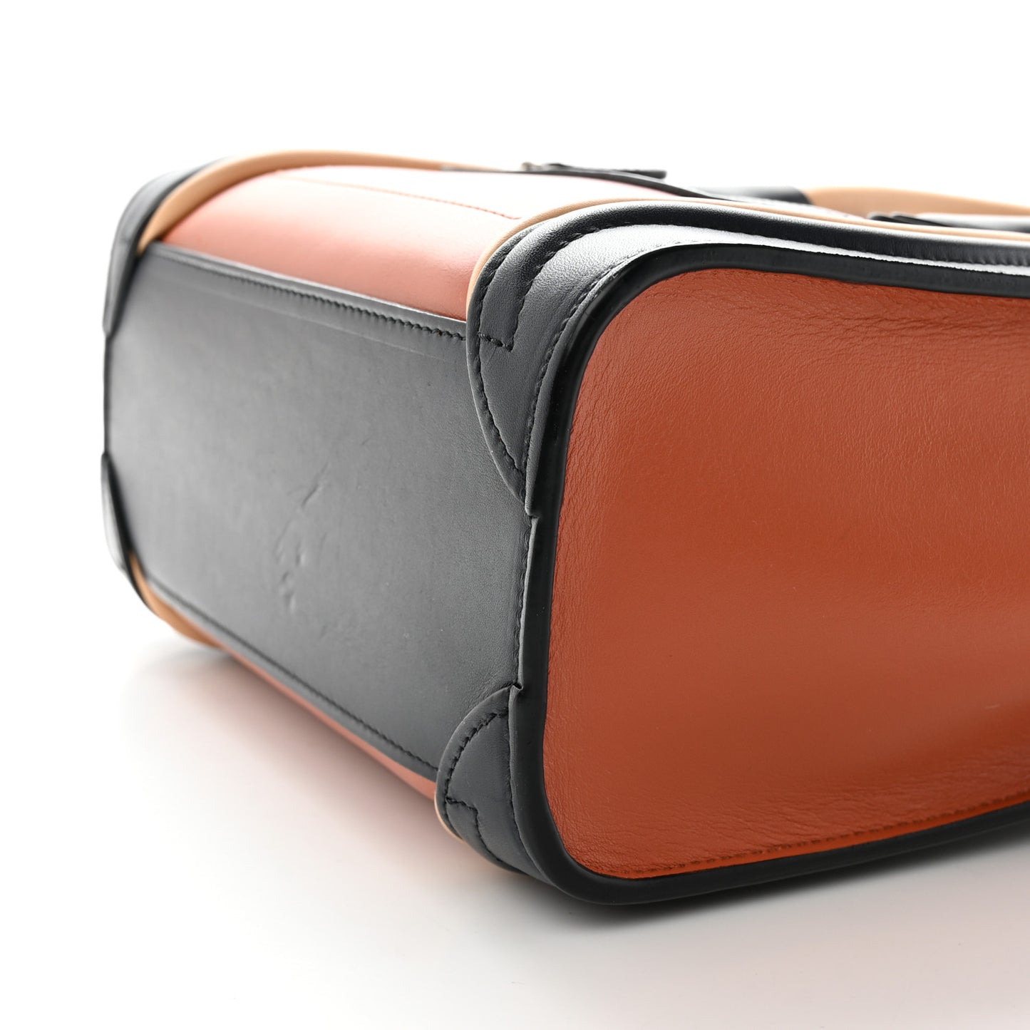 Smooth Calfskin Nano Tri-Color Luggage Brick