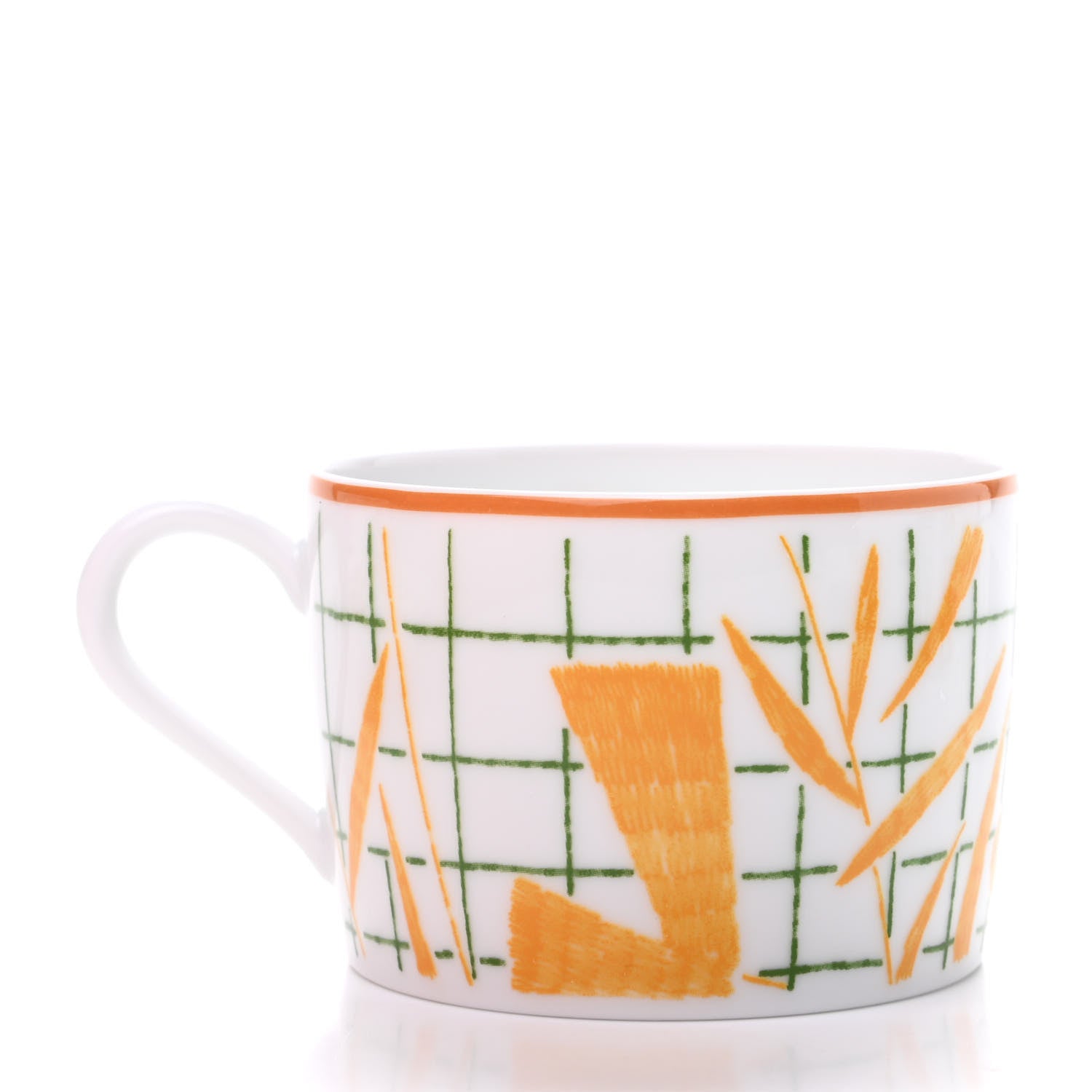Hermes Porcelain A Walk In The Garden Tea Cup And Saucer Set Of 2 3 of 10