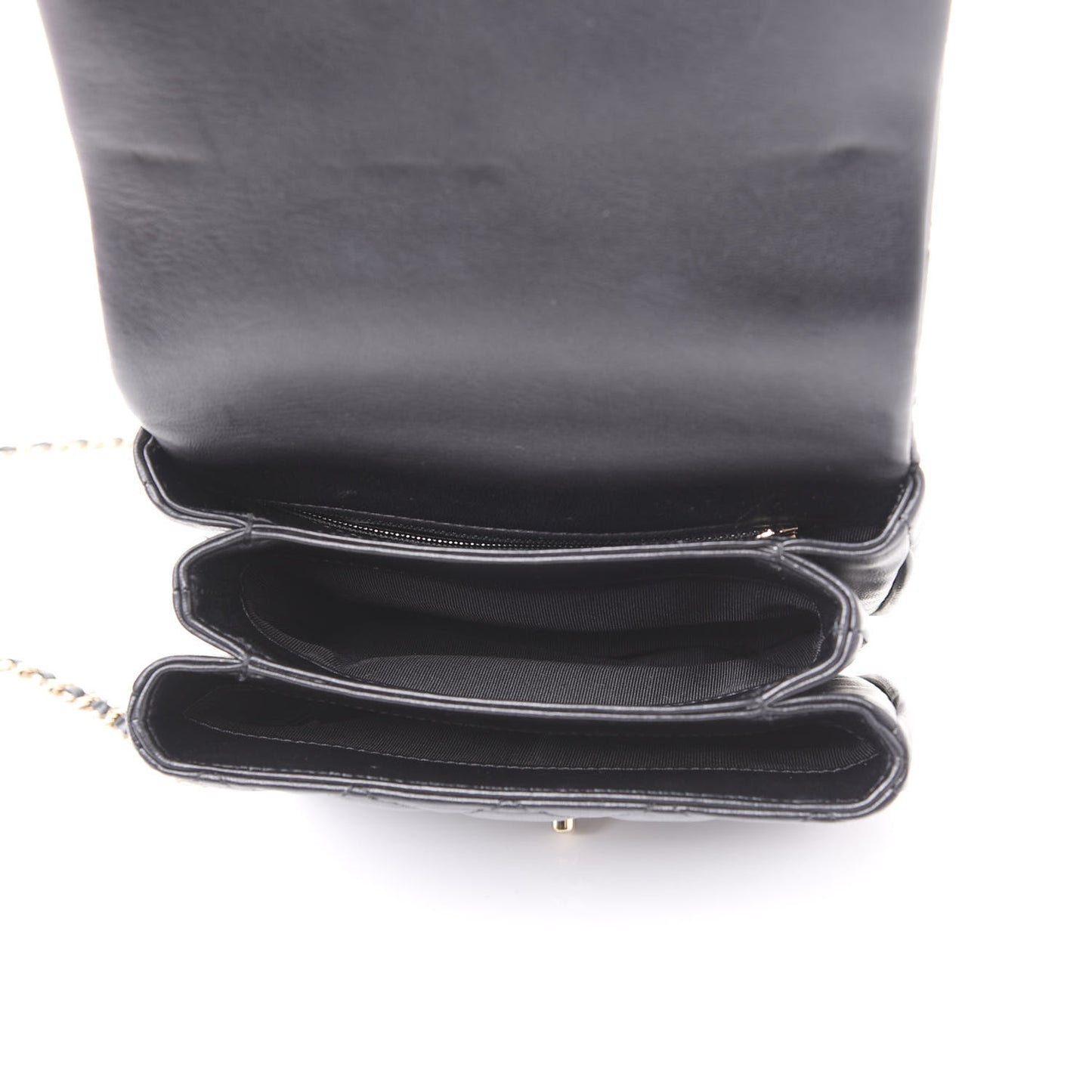 Lambskin Quilted Mini Citizen Chic Flap Black