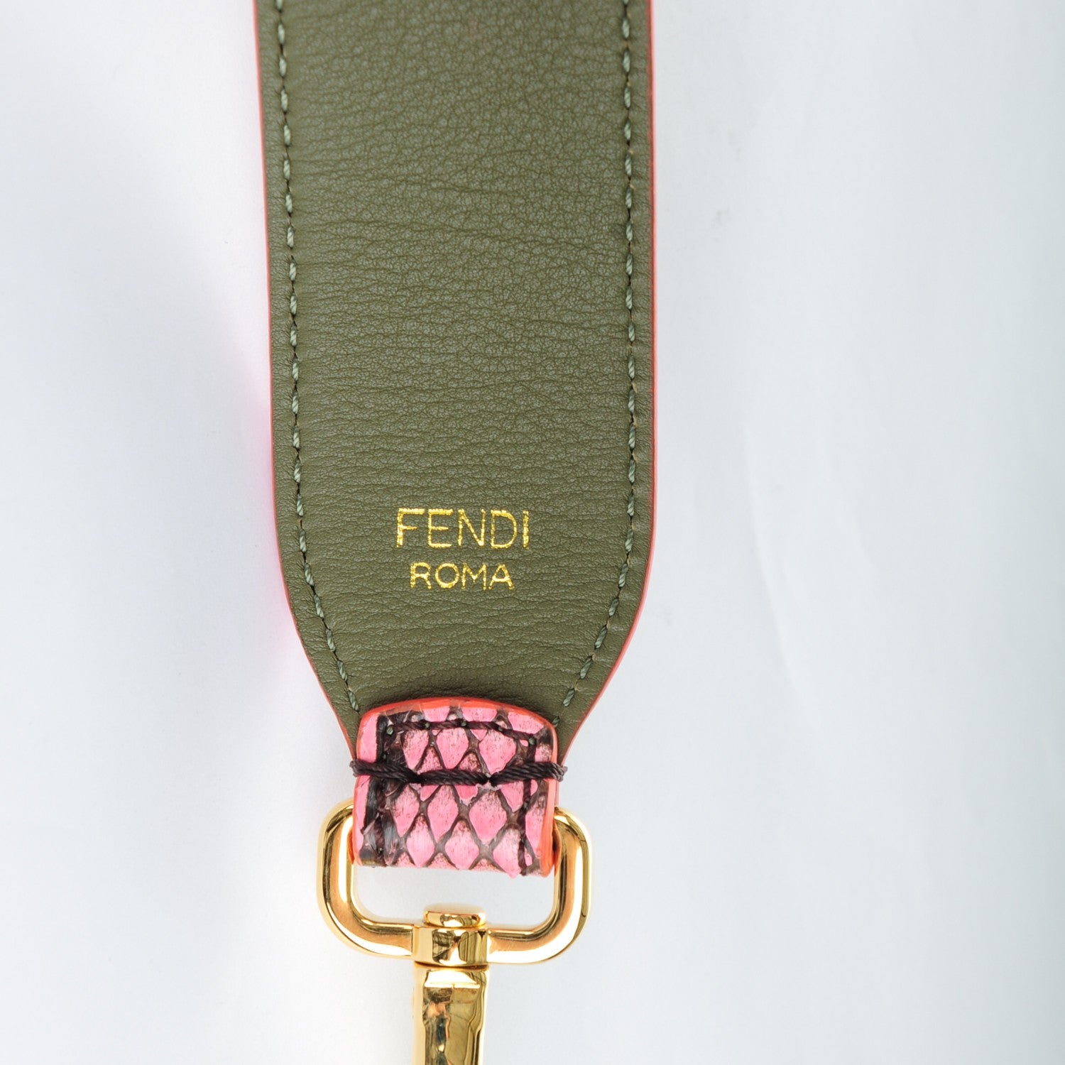 Fendi Shiny Python Vitello Dolce Strap You Lollypop Equatore 4 of 4
