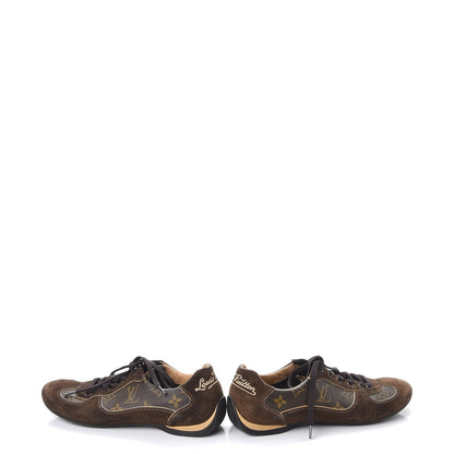 Louis Vuitton Monogram Suede Energie Sneakers 37.5 Brown 6 of 11