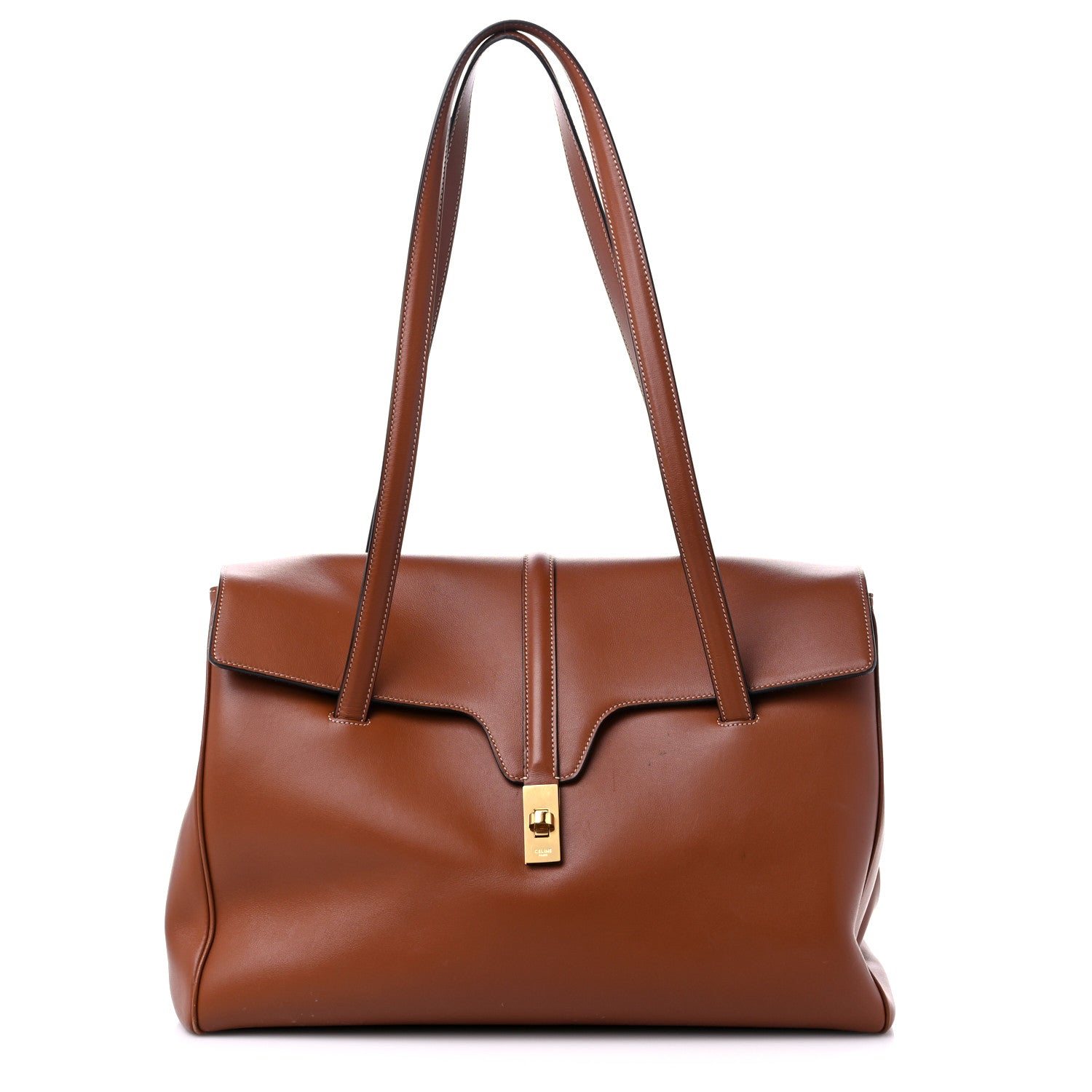 Celine Calfskin Large Soft 16 Bag Tan 1 of 13