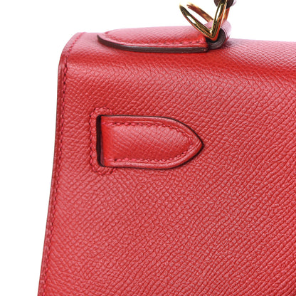 Hermes Epsom Kelly Sellier 28 Rouge Casaque 23 of 42