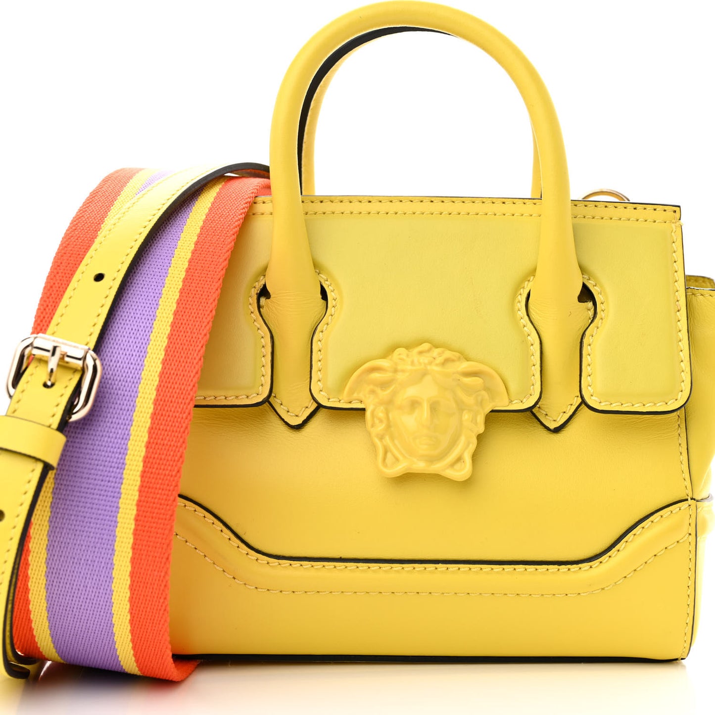 Calfskin Small Palazzo Empire Bag Yellow
