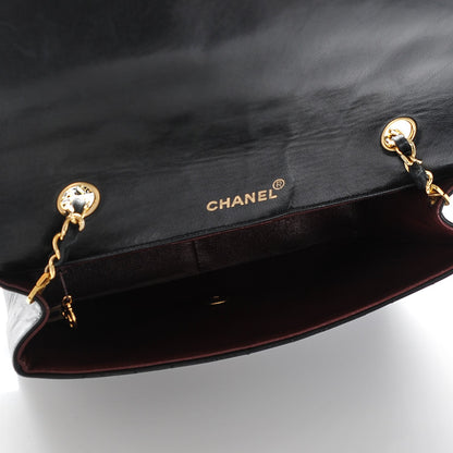 Chanel Lambskin Quilted Medium Single Flap Black 5 of 7