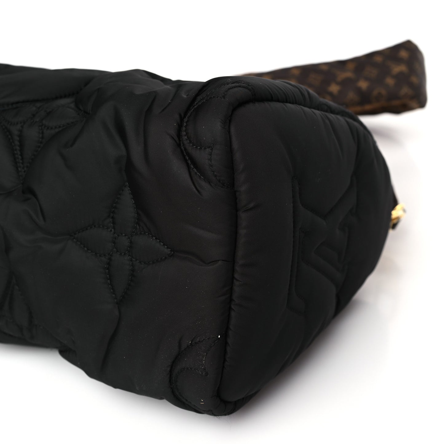 Econyl Mini Monogram Pillow Speedy Bandouliere 25 Black