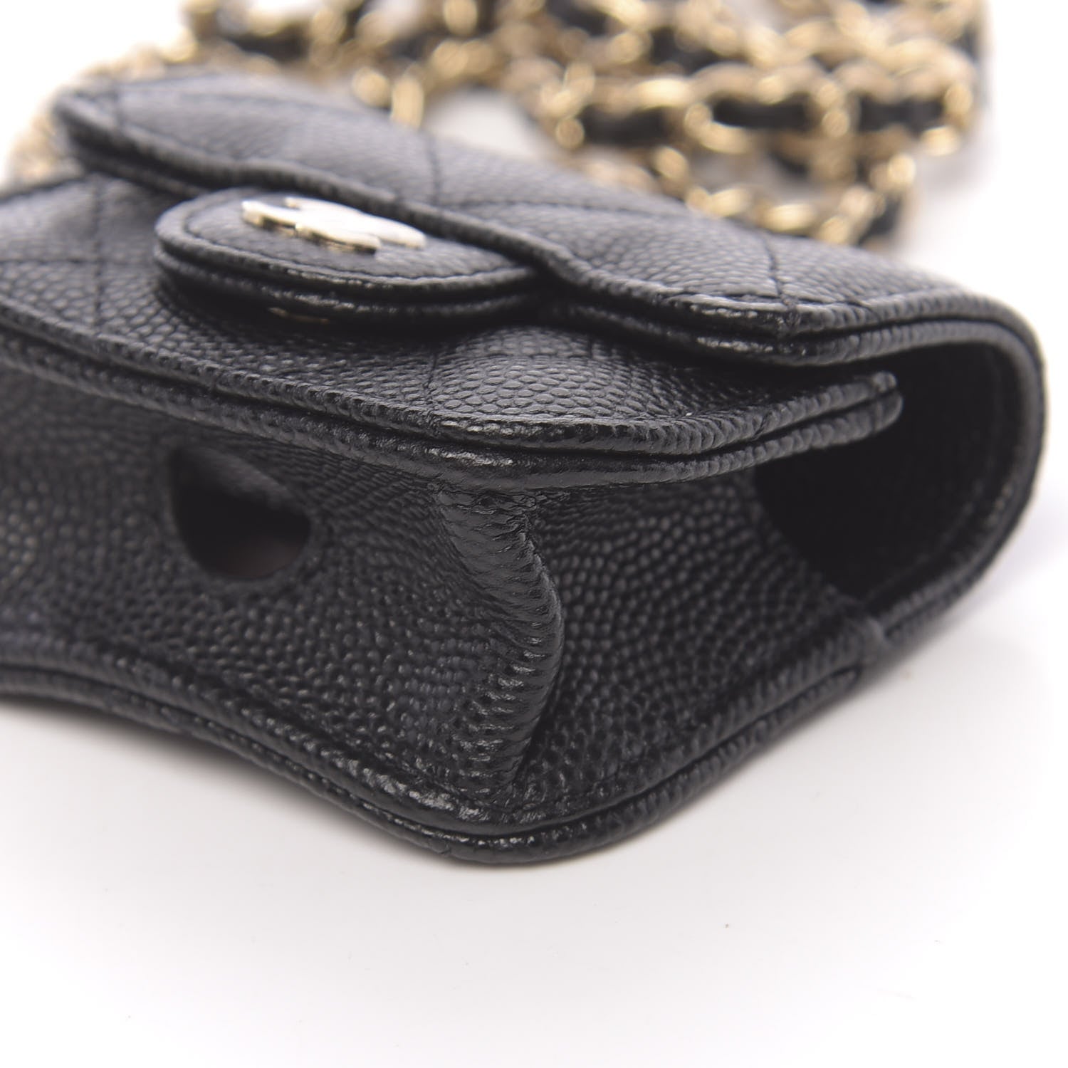 Chanel Caviar Quilted Airpods Pro Case Black 7 of 12