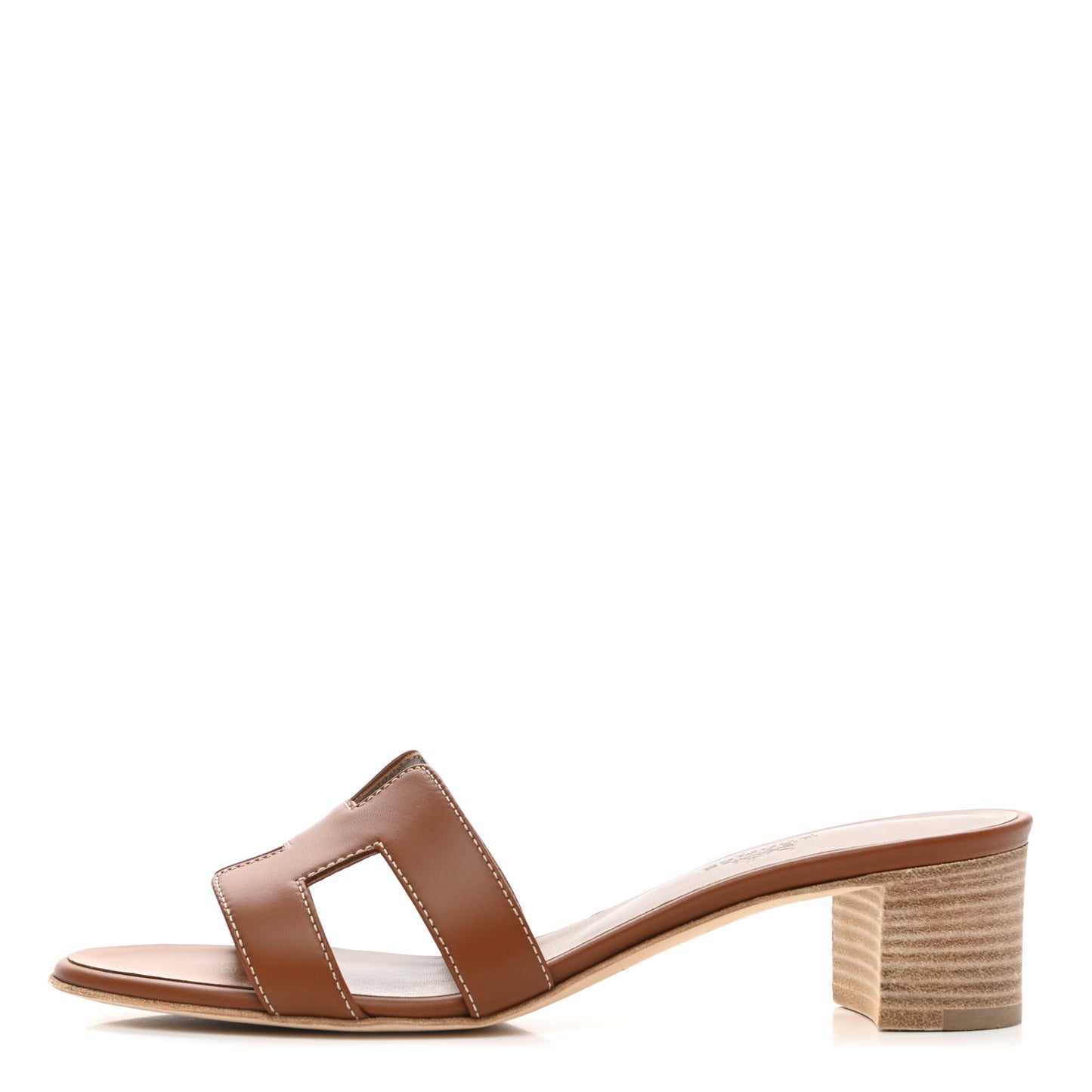 Calfskin Oasis Sandals 38 Gold