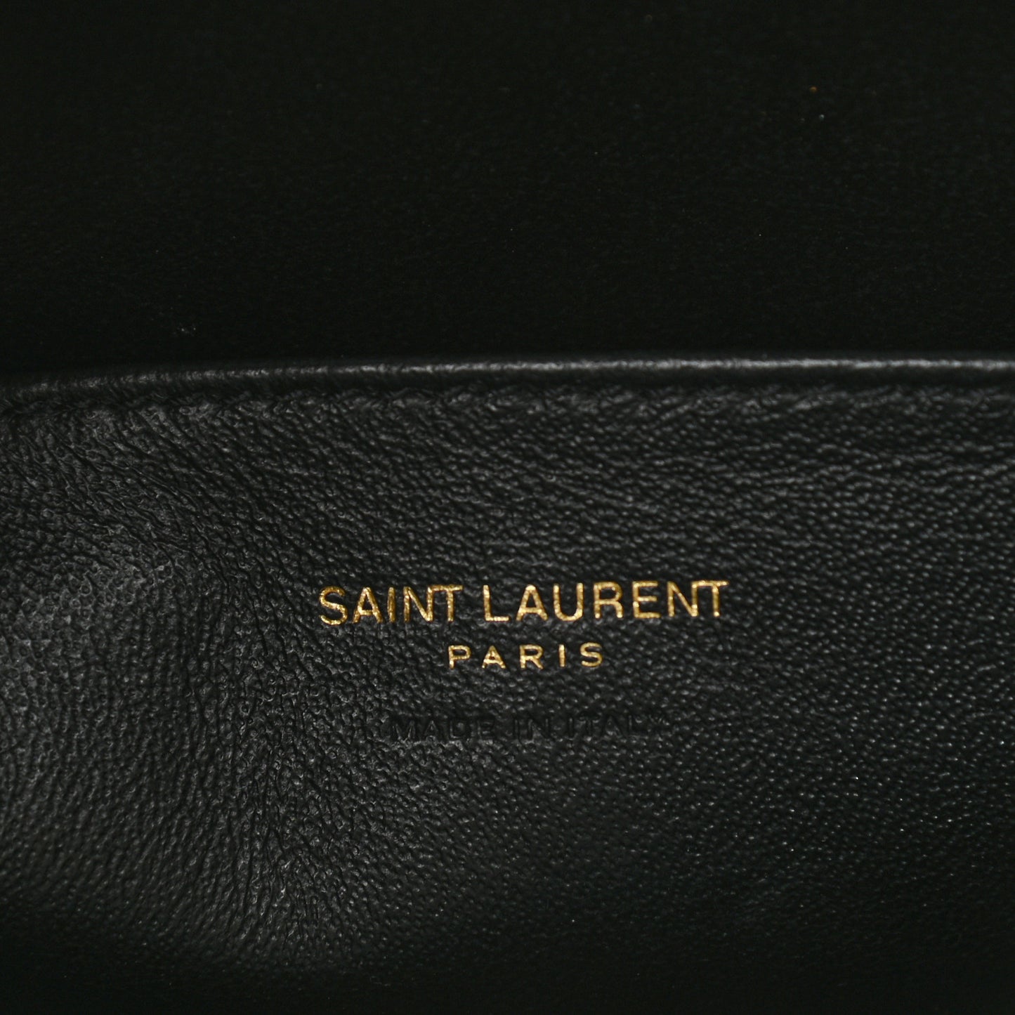 Calfskin Monogram Baby Cabas Black