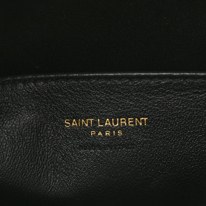 Saint Laurent Calfskin Monogram Baby Cabas Black 7 of 11