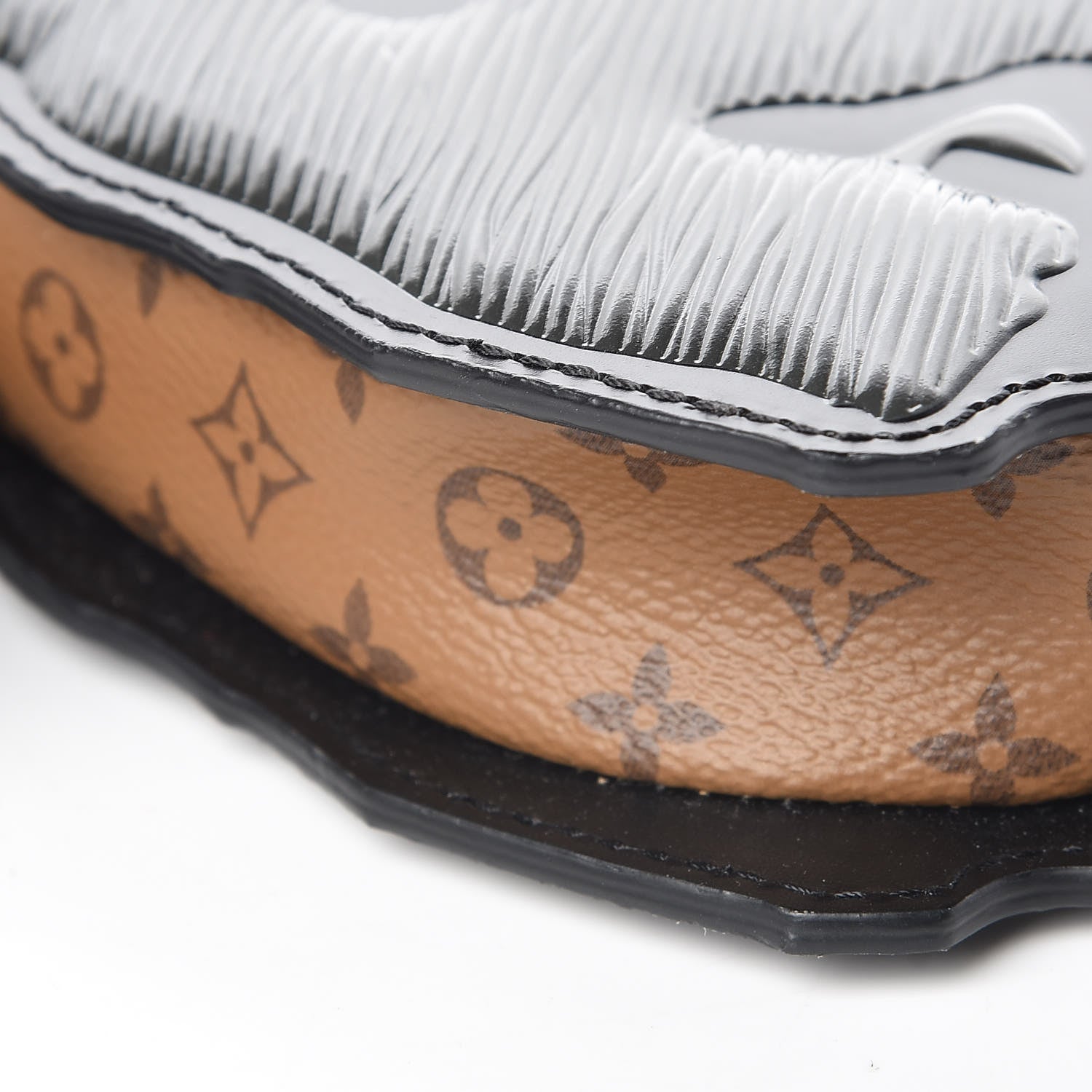 Louis Vuitton Epi Catogram Dog Face Clutch Black 8 of 10