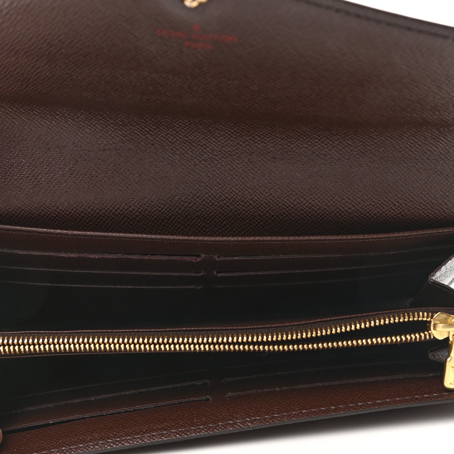 Louis Vuitton Damier Ebene Sarah Wallet NM 5 of 7