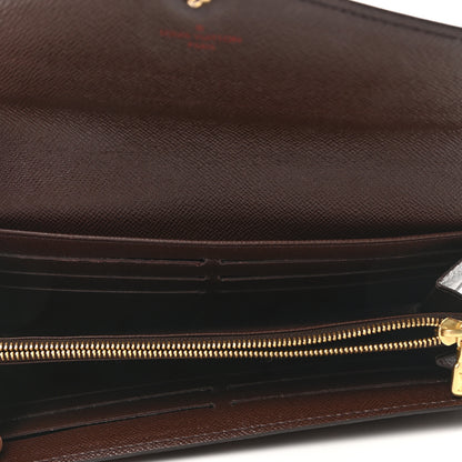 Louis Vuitton Damier Ebene Sarah Wallet NM 5 of 7
