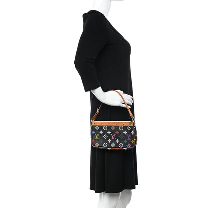 Louis Vuitton Monogram Multicolor Pochette Accessories Black 2 of 9