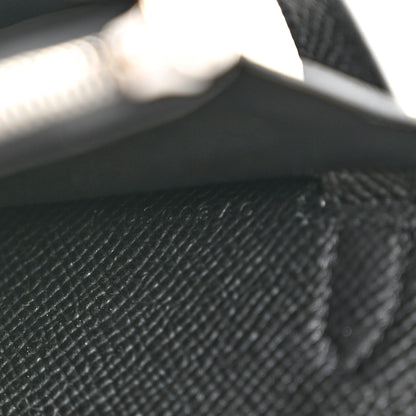 Hermes Epsom Kelly Wallet To Go Black 7 of 11