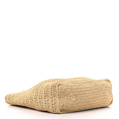 Saint Laurent Raffia Rive Gauche Tote Natural 4 of 8