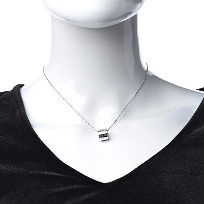 Gucci 18K White Gold Icon Twirl Pendant Necklace 2 of 7