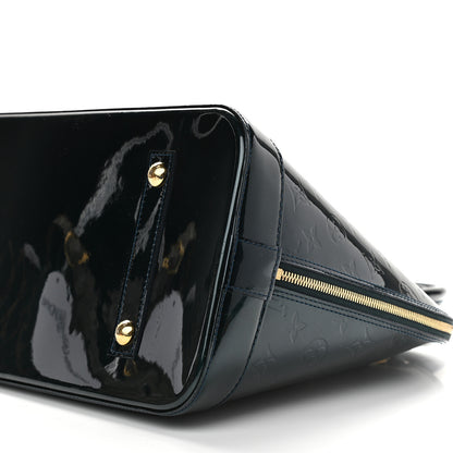 Louis Vuitton Vernis Alma GM Blue Nuit 8 of 9