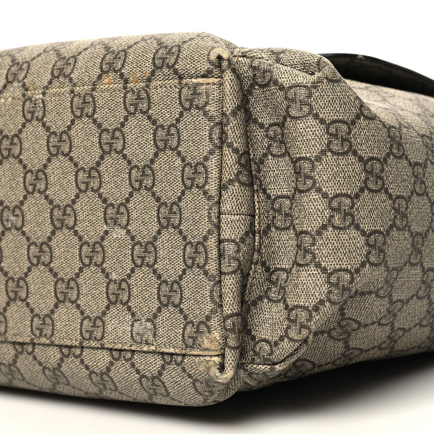 GG Plus Monogram Messenger Diaper Bag Dark Brown
