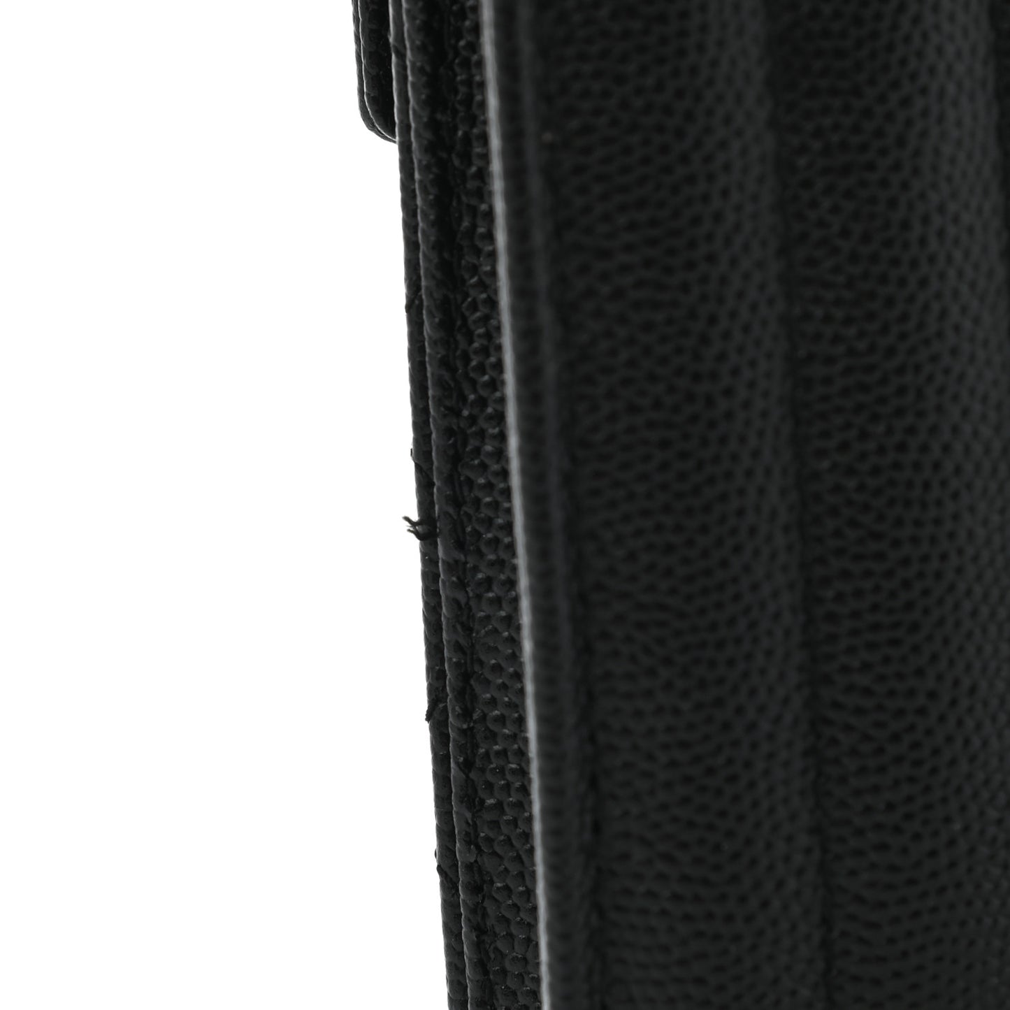 Grain De Poudre Textured Mixed Matelasse Triquilt Monogram Clutch Black
