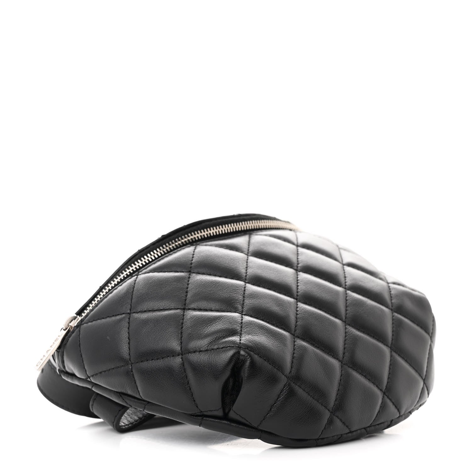 Chanel Calfskin Quilted Waist Belt Bag Black 4 of 11