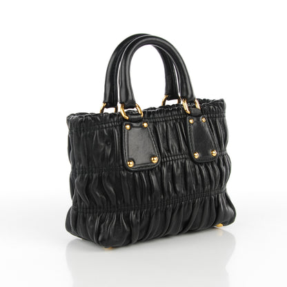 Prada Nappa Gaufre Mini Crossbody Bag Nero Black 3 of 8