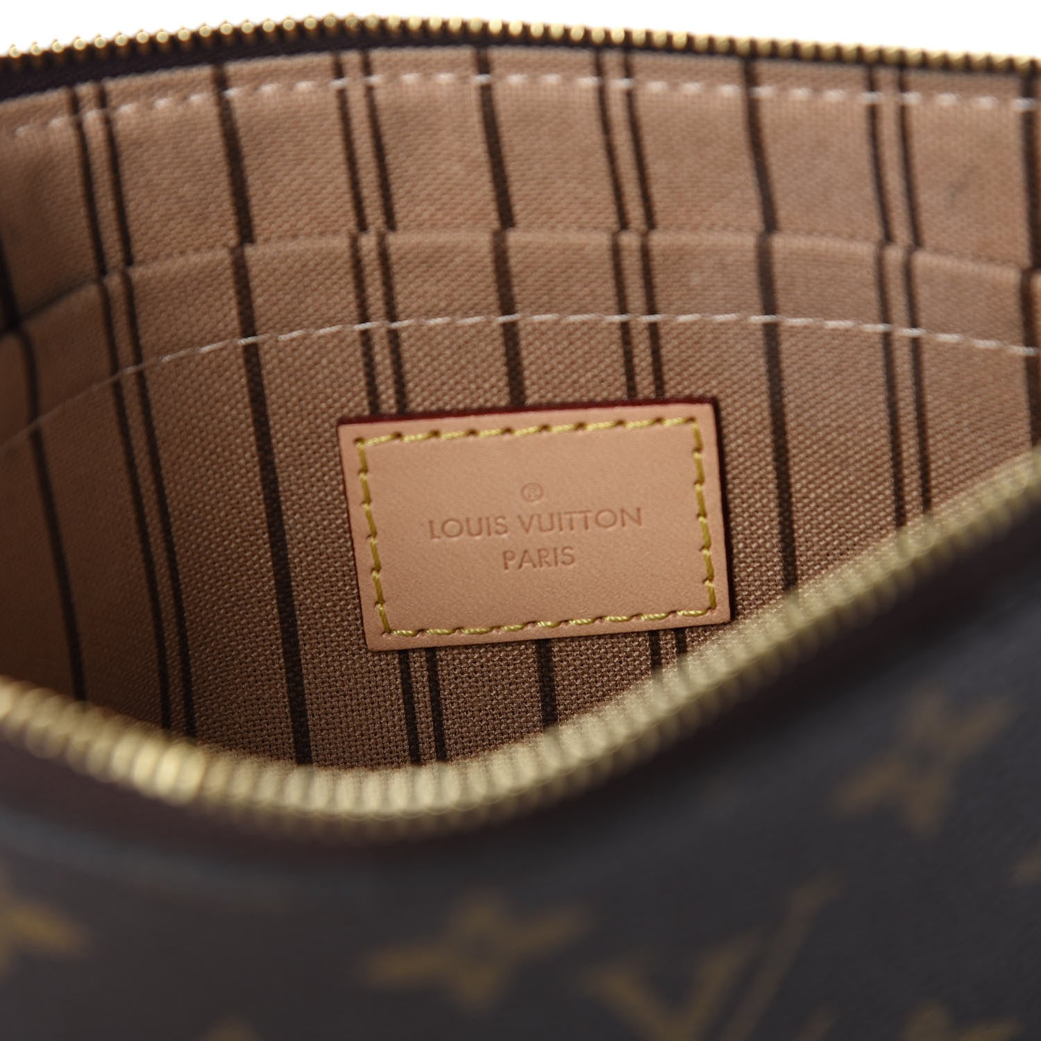 Louis Vuitton Monogram Neverfull MM GM Pochette 6 of 10