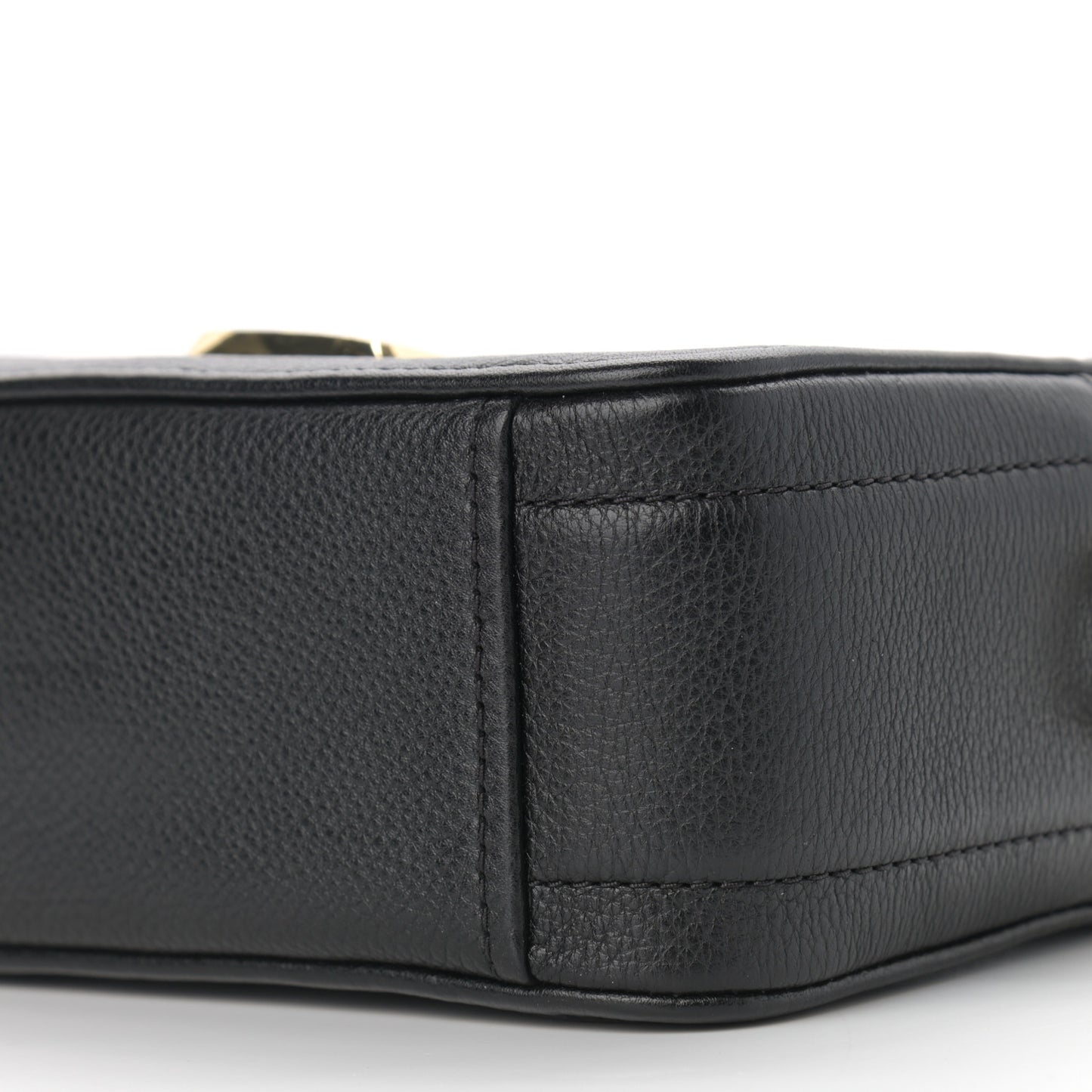 Calfskin Small Snapshot Camera Bag Black