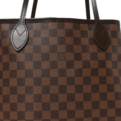 Louis Vuitton Damier Ebene Neo Neverfull MM Rose Ballerine 7 of 9