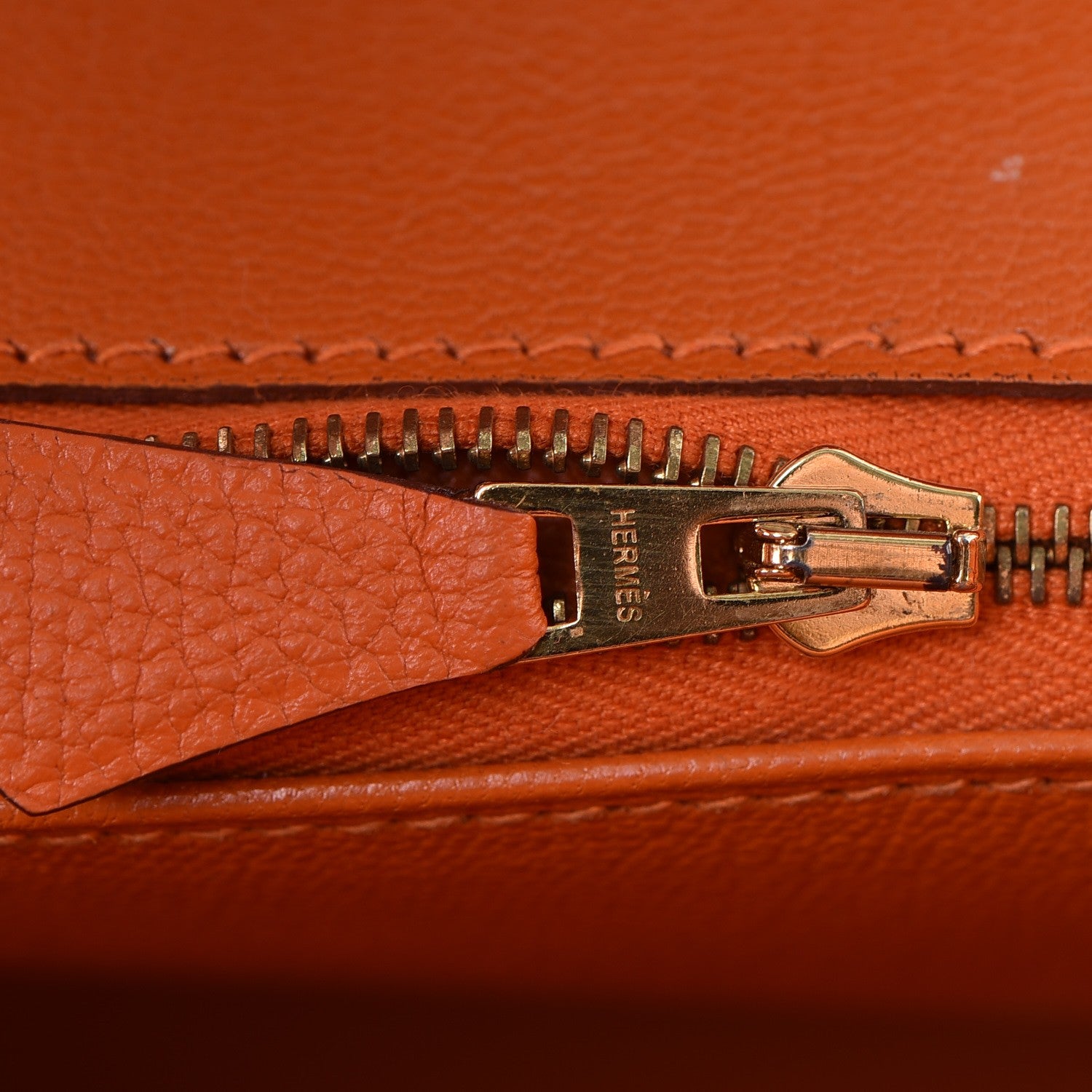 Hermes Togo Birkin 30 Orange 14 of 47