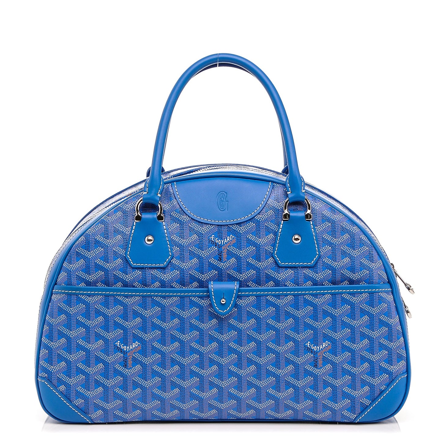 Goyardine Saint Jeanne MM Bowler Blue
