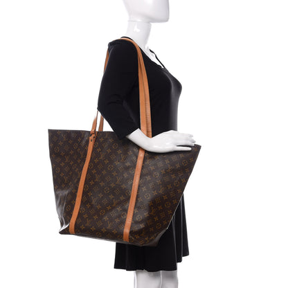 Louis Vuitton Monogram Sac Shopping Tote 2 of 10