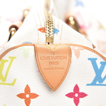 Louis Vuitton Monogram Multicolor Speedy 30 White 5 of 8